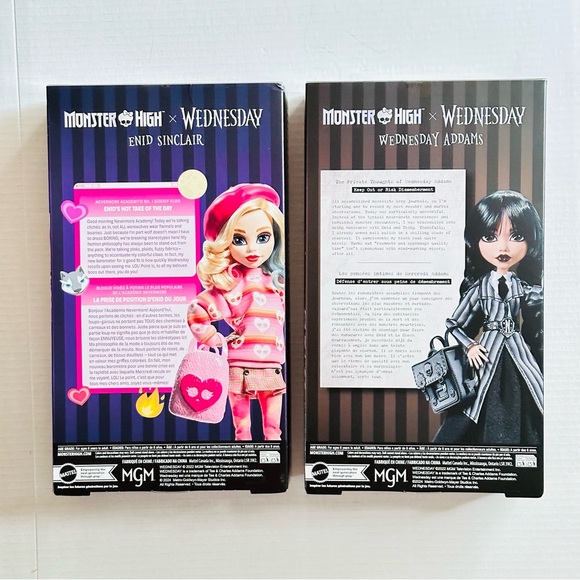 Monster High X Wednesday Adams Family Fashion Doll NEW - Picture 8 of 12